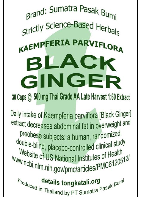 Buy Late Harvest Black Ginger Extract Krachai Dam Kaempferia