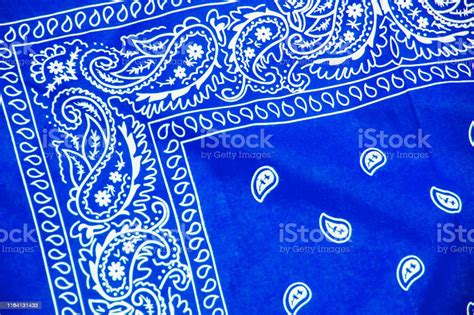 Blue Bandana Isolated On White Stock Photo Download Image Now