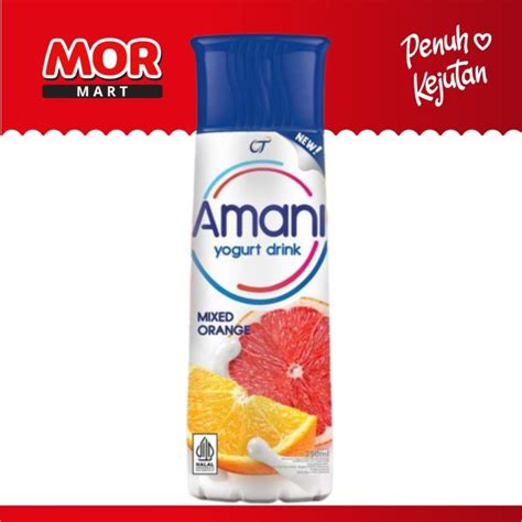 Jual Amani Yogurt Drink Mixed Orange Ml Shopee Indonesia