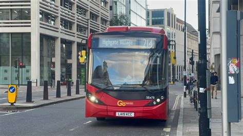 Shabby Frv Tfl Bus Route Moorgate Finsbury Square Highgate