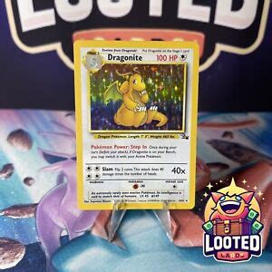 Dragonite Fossil Unlimited Holo Price Guide Sports Card