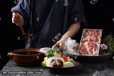 极黑牛小排涮涮锅 日韩料理 食品餐饮 摄影素材 汇图网