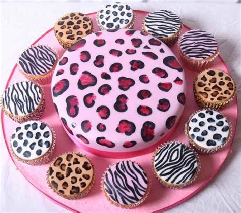 Cheeta Cakes Cupcakes Photo Cheetah Print Cupcakes Cheetah Print