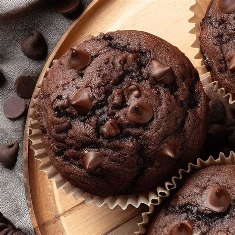 Double Chocolate Chip Muffins