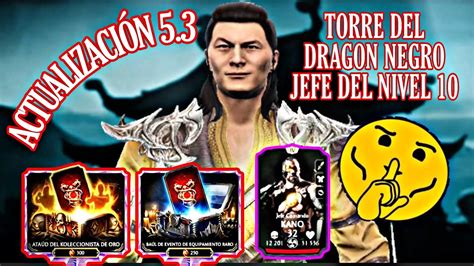 Torre Del Drag N Negro Jefe Del Nivel Actualizaci N Mortal Kombat