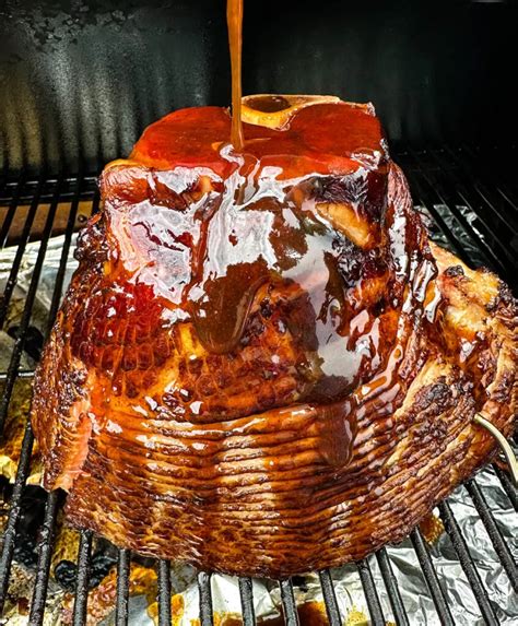 Traeger Smoked Glazed Ham