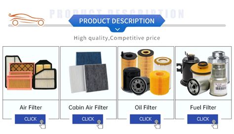 Vehicle Filter A A A Oil Filter For