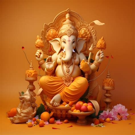 Premium Ai Image Photo Idol Of Lord Ganesh In Ganpati Festival Pune