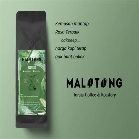 Promo Malotong Kopi Robusta Toraja 500 Gram Kopi Bubuk Kopi Biji