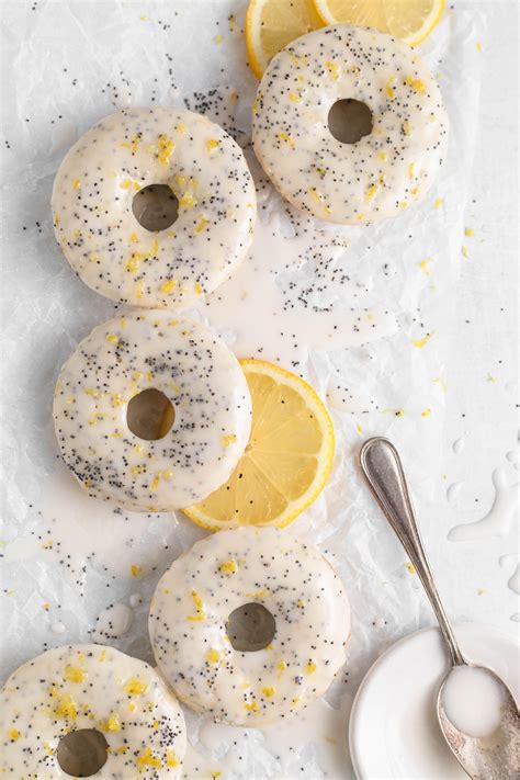 Baked Lemon Poppy Seed Donuts Cashmere And Cocktails