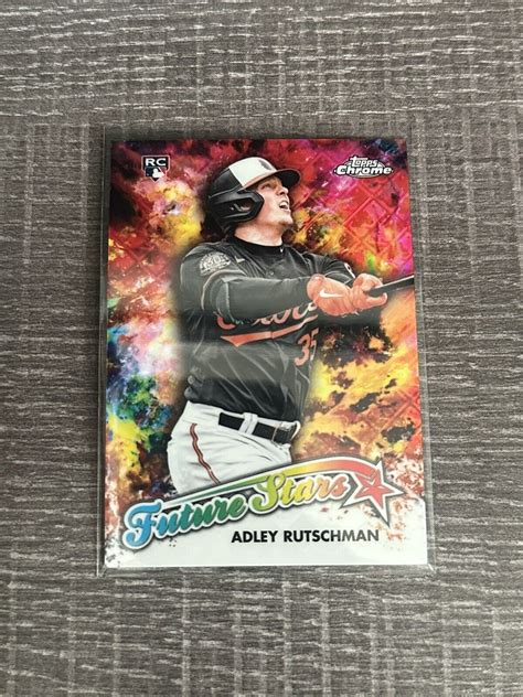 2023 Topps Chrome Logofractor Adley Rutschman Future Stars Rookie Card