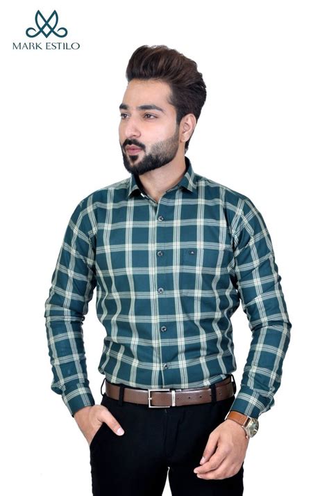 Cotton Medium Checks Men Check Shirt Full Sleeves Casual At Rs In