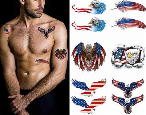 Aggregate 81 American Flag Temporary Tattoos Latest In Cdgdbentre