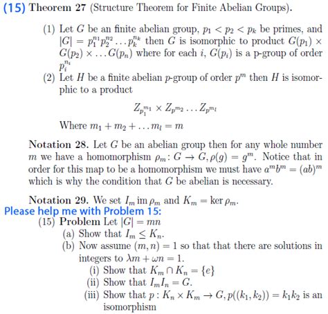 Solved Let G Be An Finite Abelian Group P 1