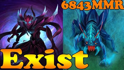 Dota 2 Exist 6843 MMR Plays Spectre And Weaver Ranked Match