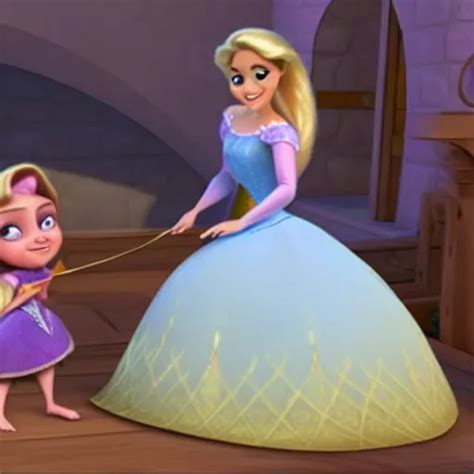 KREA A Screenshot From Disney S Tangled Of Rapunzel From Disney S