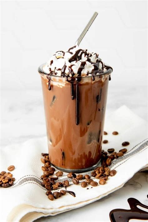 Easy Iced Mocha Recipe With Diy Mocha Syrup Wholefully