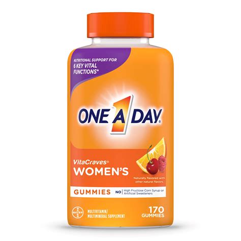 One A Day VitaCraves Women S Multi Gummies Shop Multivitamins At H E B