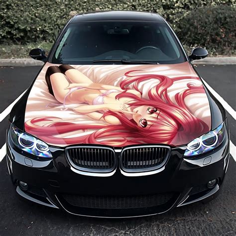 Sexy Anime Car Hood Wrap Decal Vinyl Sticker Full Color Graphic Fit Any Car Xls Ebay