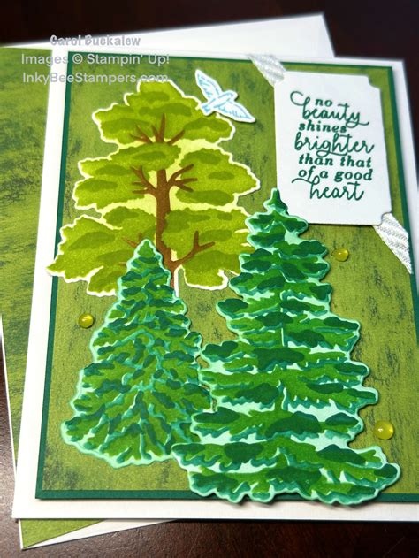 Stampin Up Online Exclusives Sneak Peek Frosted Forest Thank You