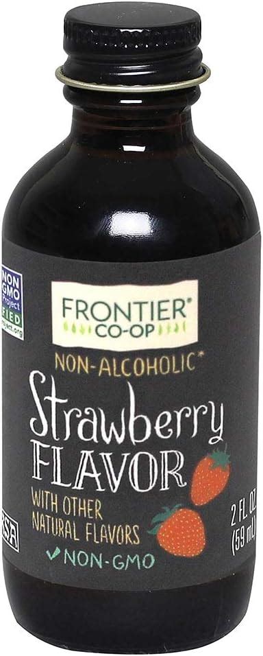 Frontier Natural Products Strawberry Flavor Af 2 Ounce