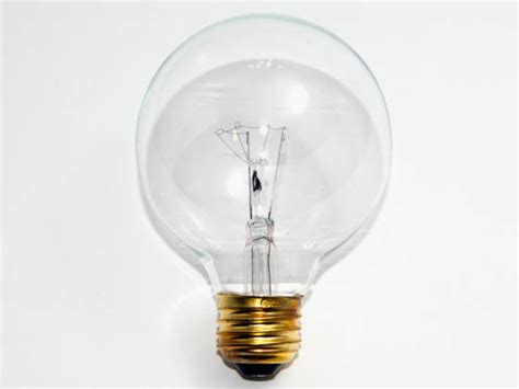 Bulbrite 25w 130v G25 Clear Globe Bulb E26 Base 25g25cl3 130v