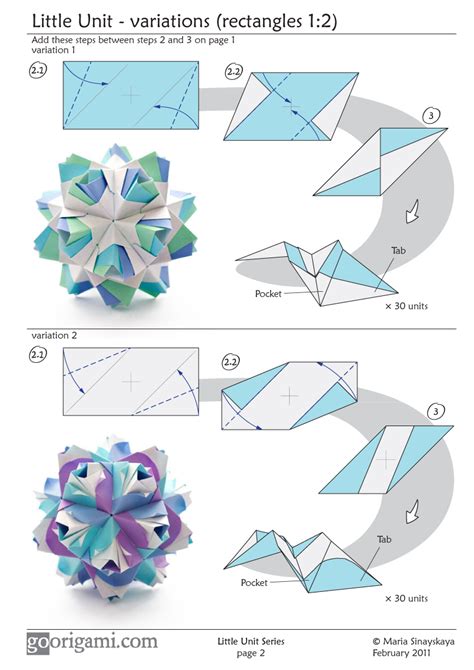 Little Roses Kusudama By Maria Sinayskaya — Diagram Go Origami