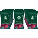 Starbucks Ground Coffee Packets Cafe Verona Dark Roast 2 5 Oz 18