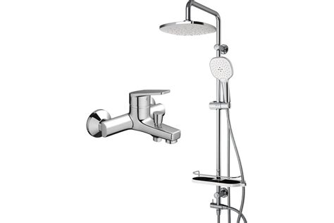 Душевая система Dorff Prime с тропическим душем и смесителем D0744010 ...
