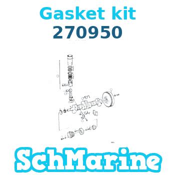 270950 Volvo Penta Gasket Kit