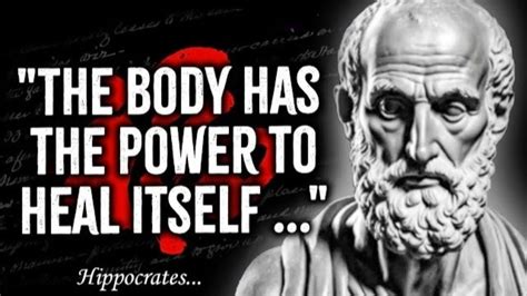 Timeless Wisdom Top 10 Quotes By Hippocrates Redfrostmotivation Youtube