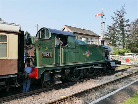 Dampflok No Der Gwr T Class Wird In Parkend Dem