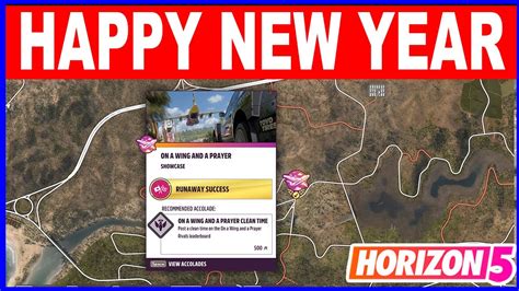 Forza Horizon 5 HAPPY NEW YEAR Forzathon Daily Challenges Complete Any