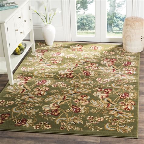 Safavieh Lyndhurst Sikira Traditional Oriental Rug Sage Green Rug