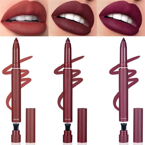 Snapklik Suake Matt Nude Lipstick Lipliner Pack Set Colors Waterproof Crayon Longwear