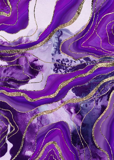 B S U T P Wallpaper Purple Marble Nh Cao C A S Sang Tr Ng V