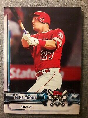 Topps Home Run Challenge Unscratched Unredeemed Mike Trout Hrc Mt