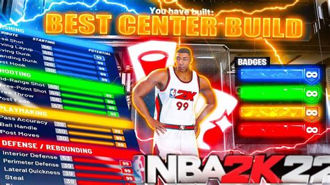 BEST CENTER BUILD IN NBA 2K22 NEXT GEN YouTube