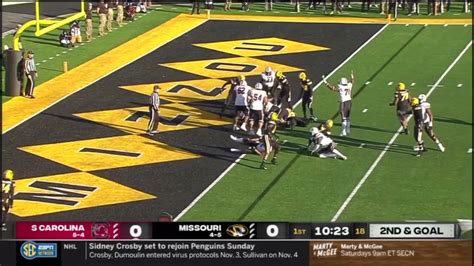 2021 Usc Vs Missouri Kevin Harris 2 Yd Touchdown Run Youtube