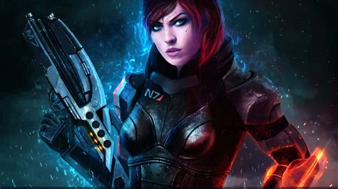 Mass Effect Femshep Wallpaper Hd