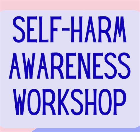 Self Harm Awareness Workshop Tower Hamlets CVS