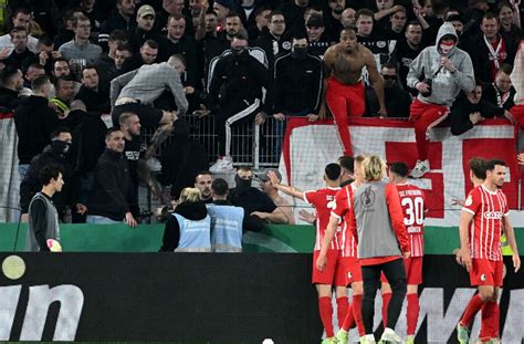 DFB Pokal Freiburger Fans sorgen für Skandal jetzt drohen heftige