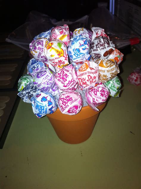 Small Flower Pot Small Styrofoam Balls And Dum Dums Small Flower