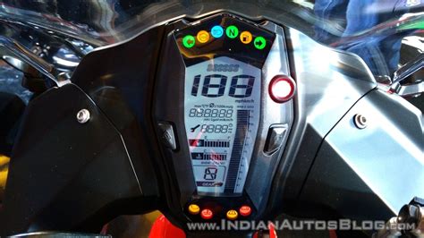 Tvs Apache Rr 310 Red India Launch Instrument Cluster