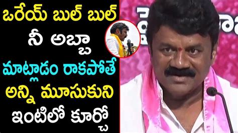 Talasani Srinivas Yadav Controversial Comments On Balakrishna