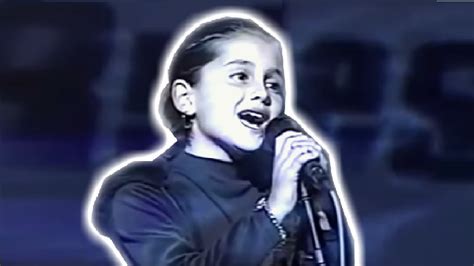 Ariana Grande Cantando A Los 8 Años Youtube