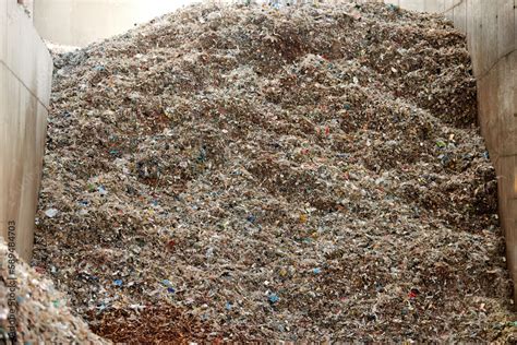 A Pile Of Refuse Derived Fuel Rdf For Combustion Processing