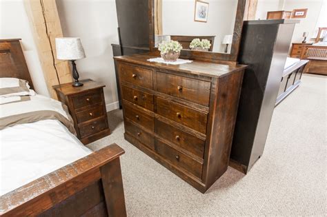 Rustic Pine 7 Piece Pioneer Bedroom Suite - Lloyd's Mennonite Furniture Gallery Solid Wood ...