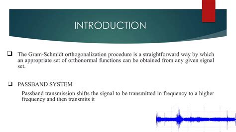 Gram Schmidt Procedure And Constellations PPT