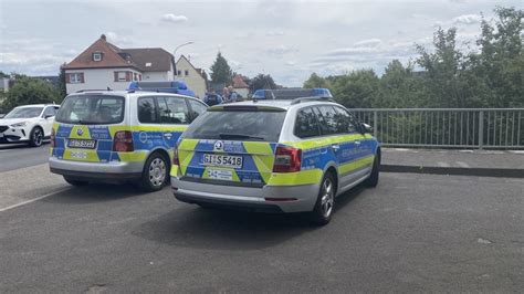 Gießen Klima Aktivisten blockierten Stadt Autobahn A485